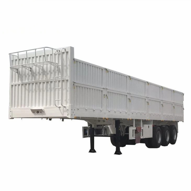 3 Axle 40FT Side Wall Cargo Transportation Semi Trailer