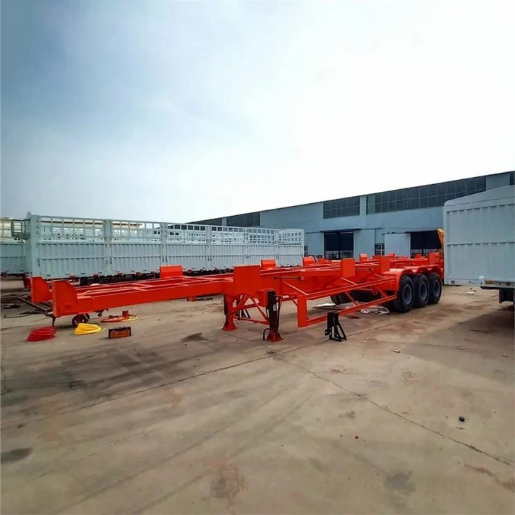 3 Axle Container Skeleton Trailer