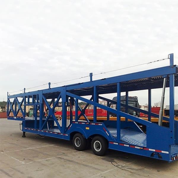 2/3 Axles Hydraulic Semi Trailer Car Carrier Truck Transporter