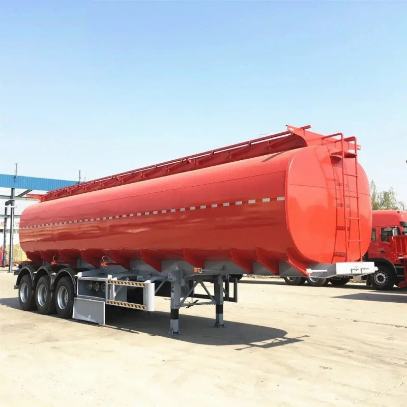 3 Axle Stainless Steel Diesel Tanker Trailer