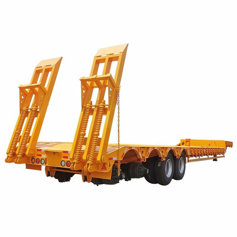 4 Axle Heavy Duty Lowboy Trailer